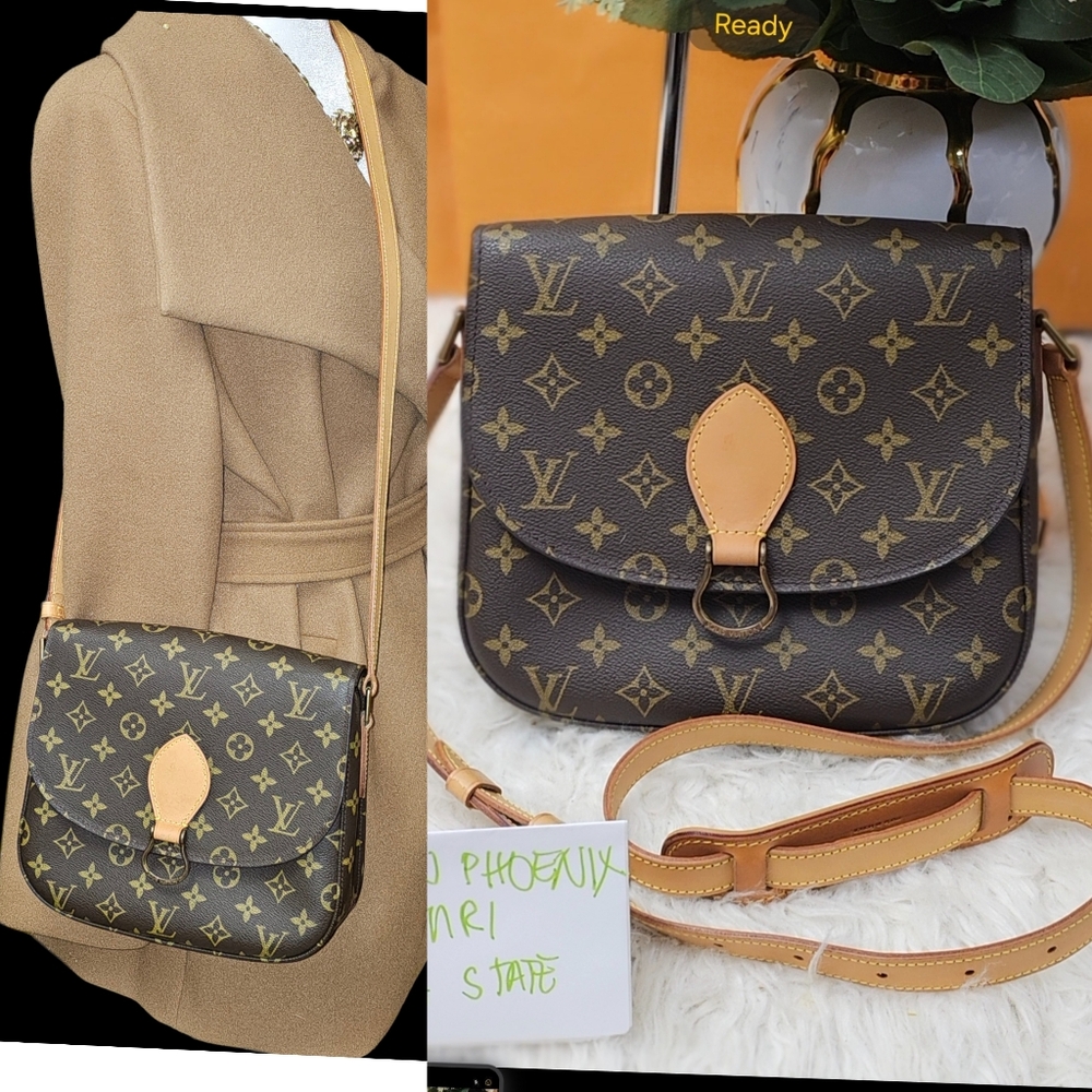 Beautiful Condition Louis Vuitton Saint Cloud Monogram Crossbody Bag